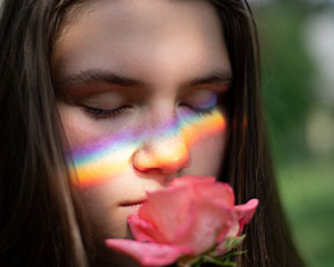 rainbow-face